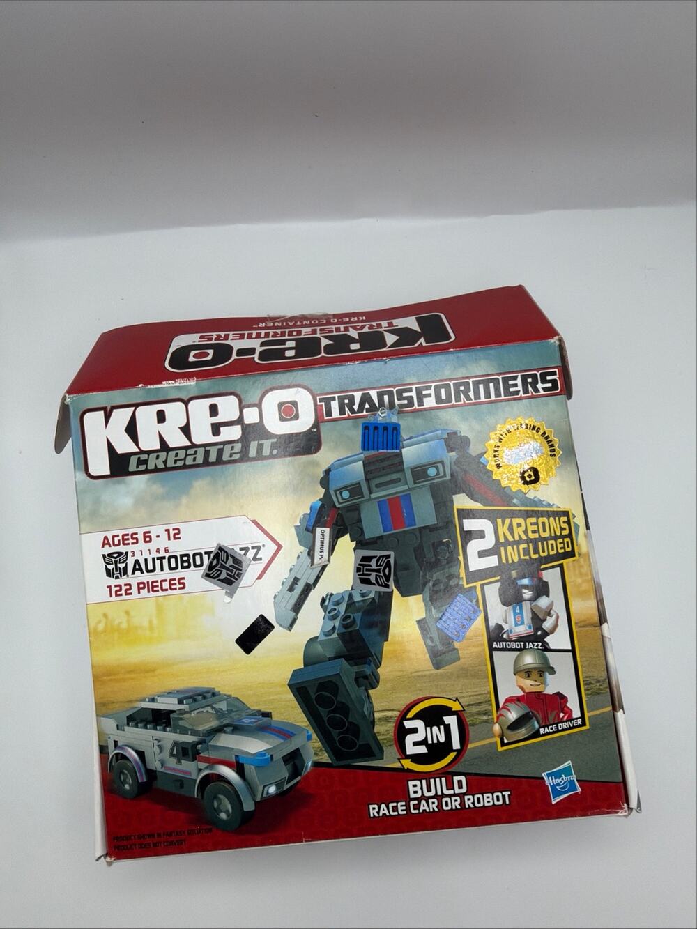 Transformers Autobot Jazz Car Robot 2011 building Set Complete